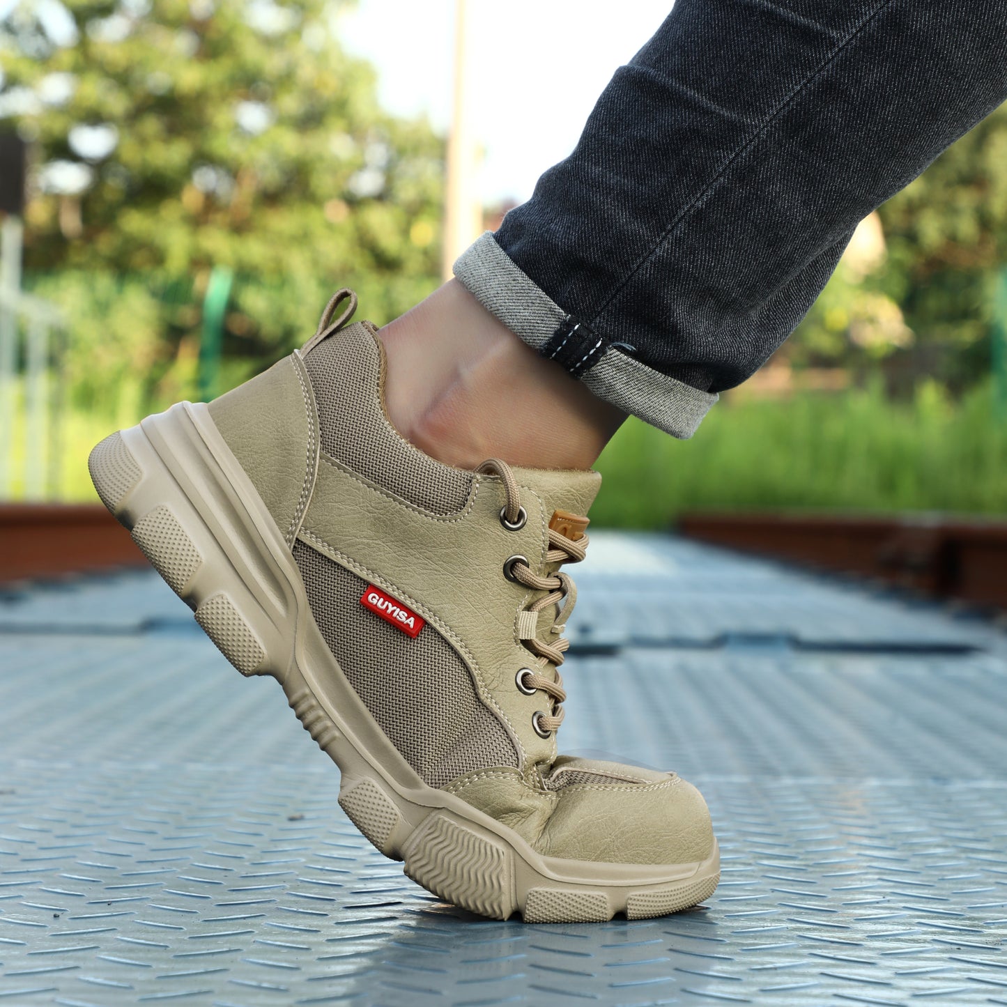 Comfortable Stylish Composite Toe Safety Shoes Puncture Proof
