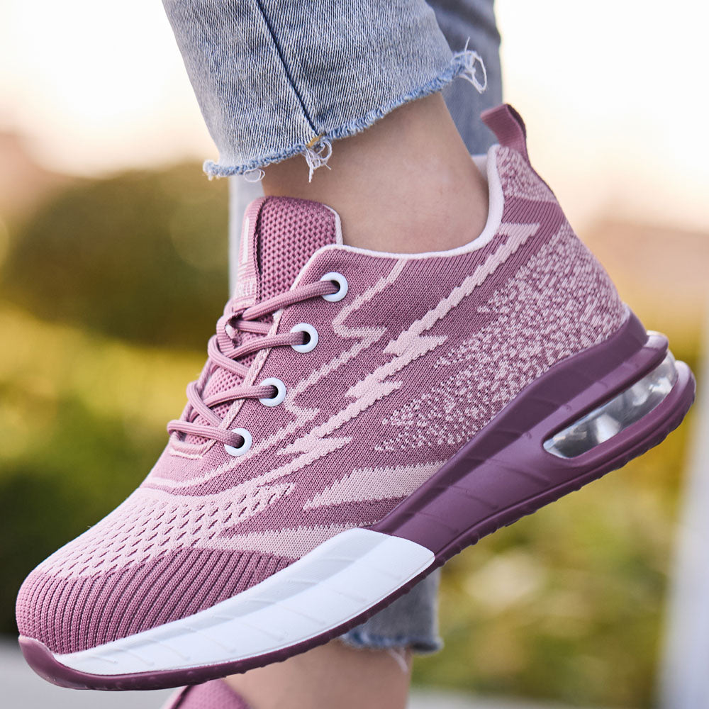 Comfortable Stylish Women's Steel Toe Safety Shoes Pink