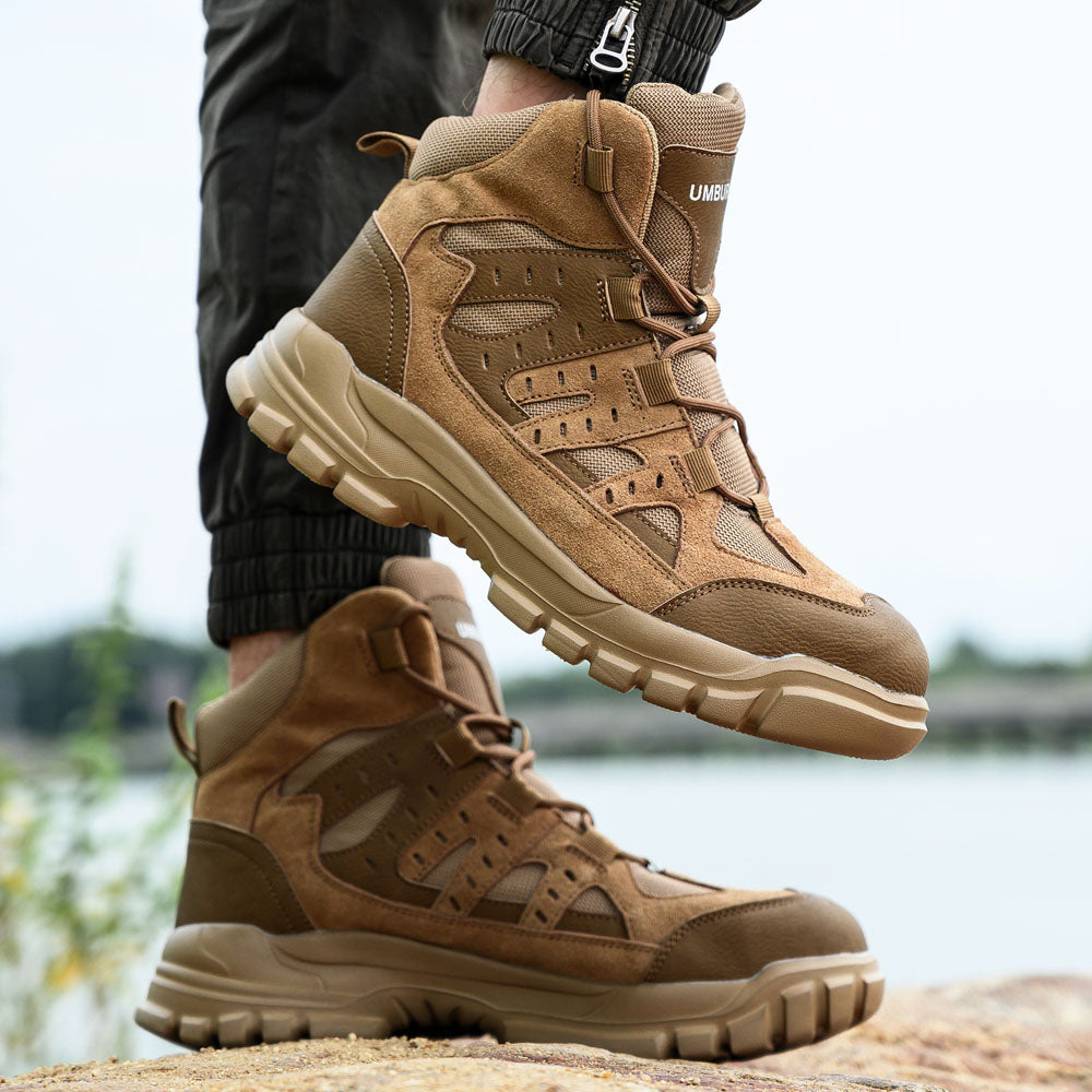 Comfortable Steel Toe Hiking Boots Puncture Resistant