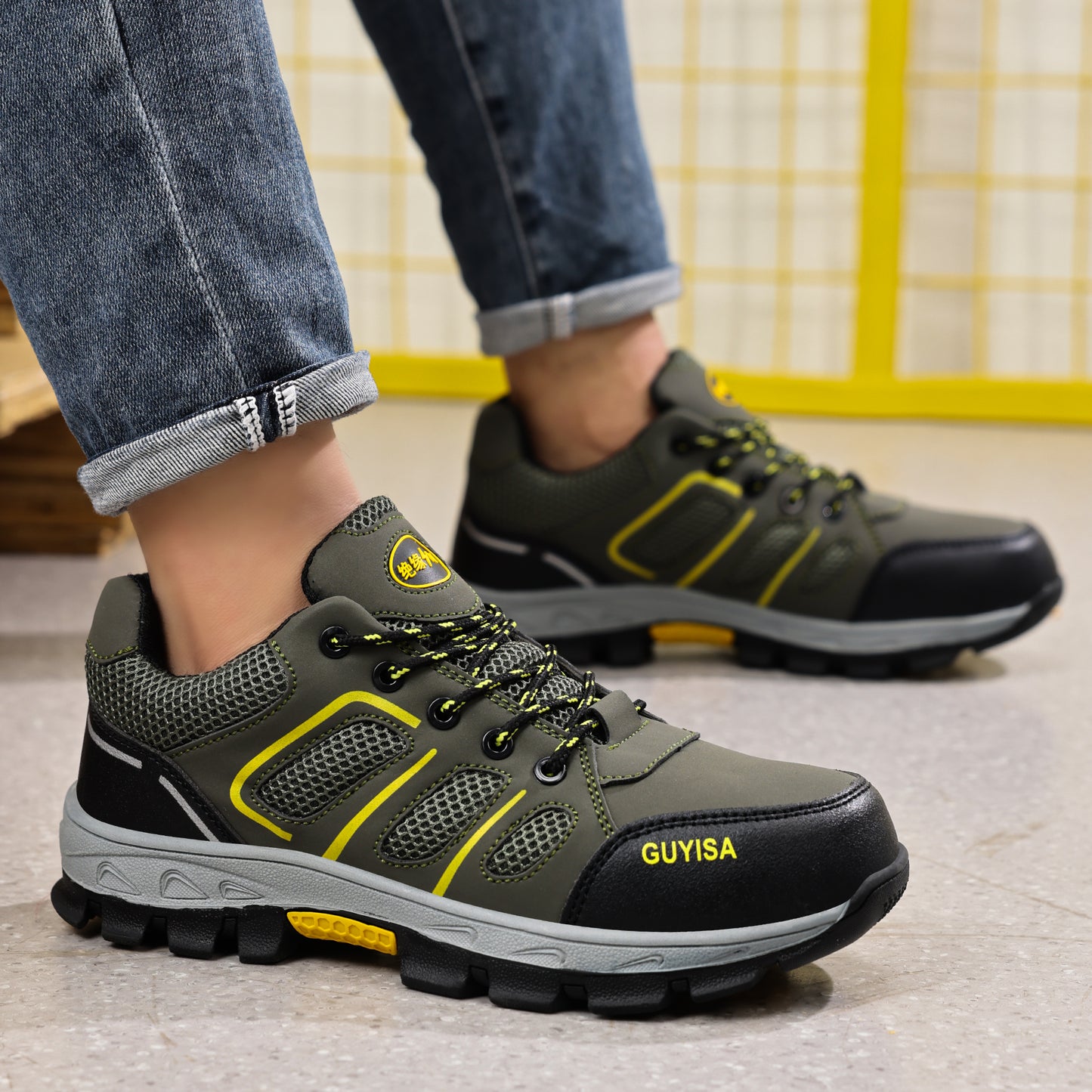 Insulated Composite Toe Safety Shoes Anti Smashing Puncture Proof