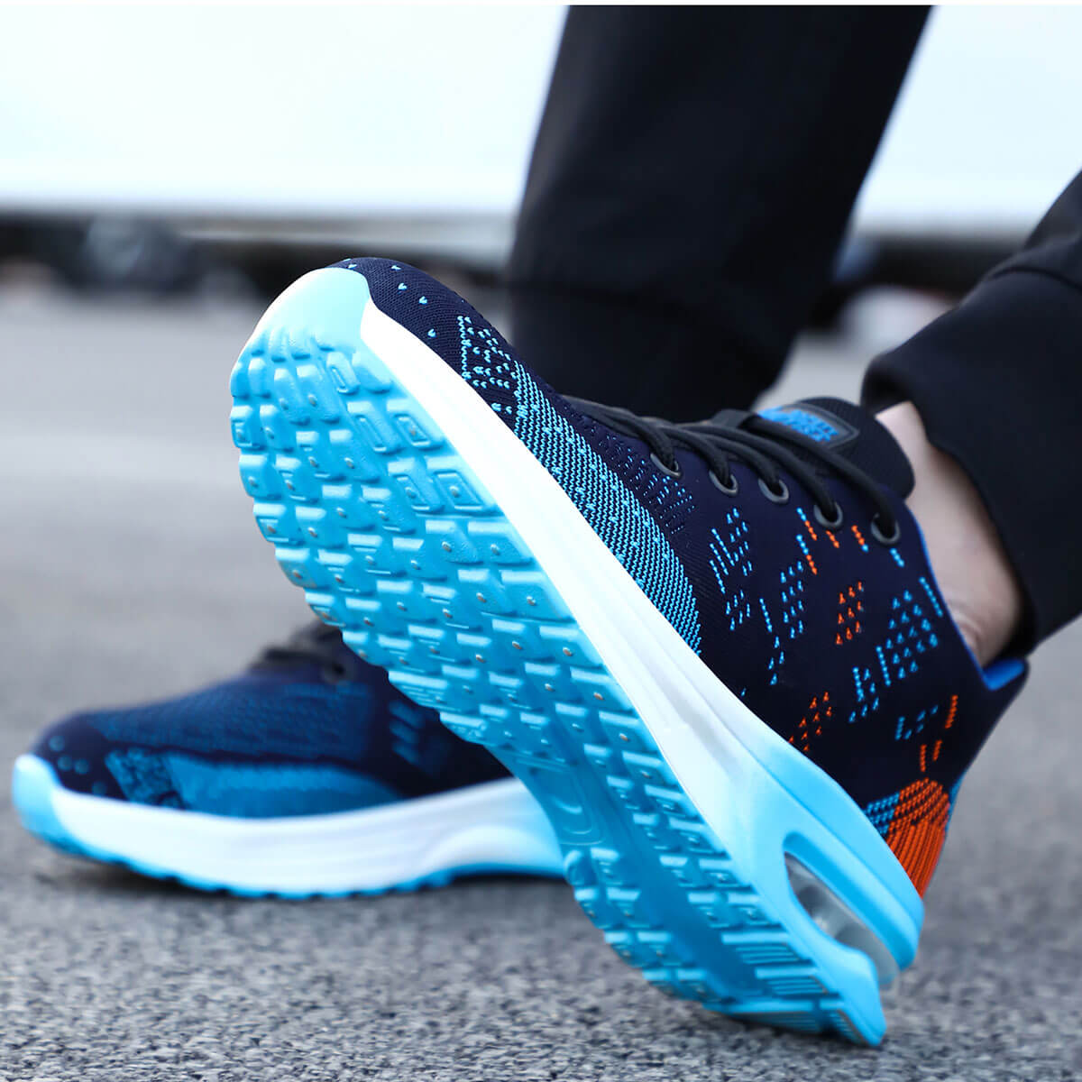 DS2163 Lightweight Colorful Steel Toe Shoes Puncture Proof