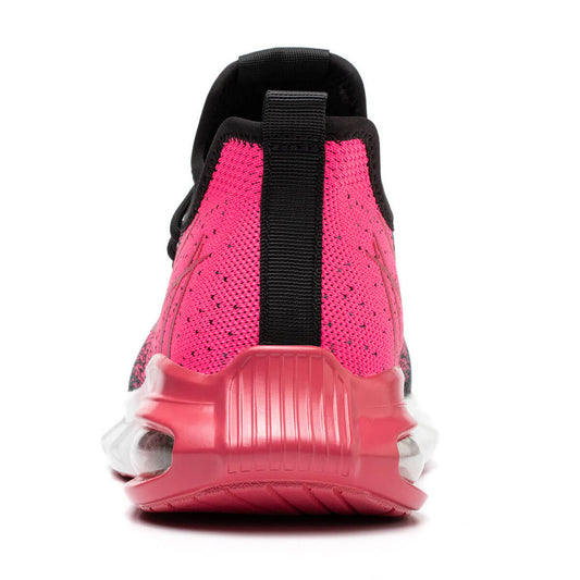 DSK16 Lightweight Stylish Women's Steel Toe Work Shoes Pink