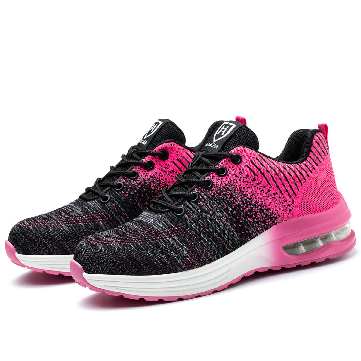 DSK8 Lightweight Women's Steel Toe Work Shoes Pink