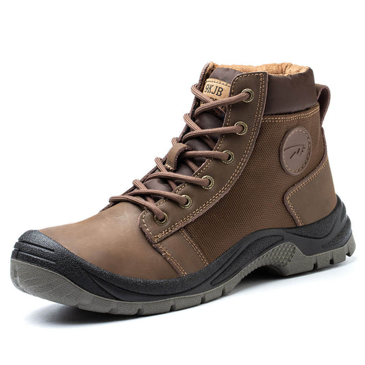 DS009 Lightweight High Top Steel Toe Boots Waterproof Oil Resistant