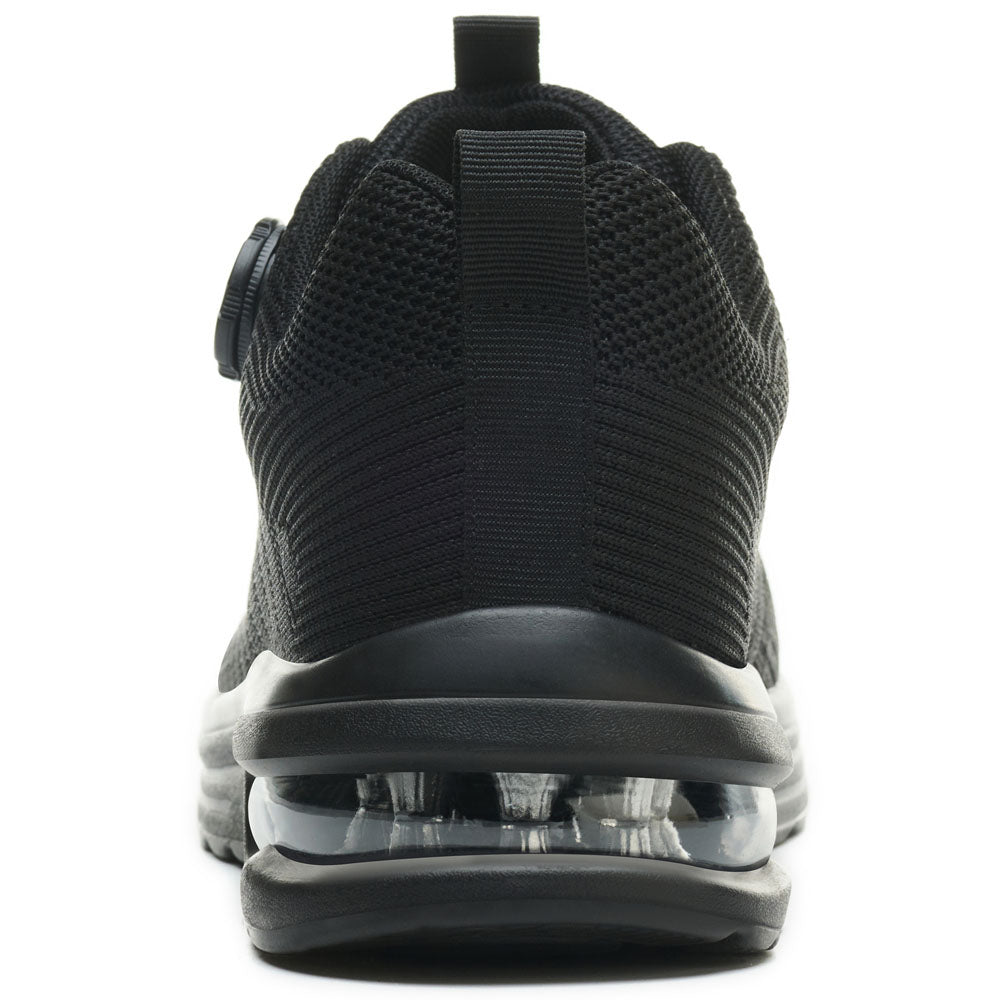 Air Cushion Steel Toe Shoes Shock Absorbing Black