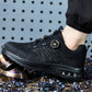 Air Cushion Steel Toe Shoes Shock Absorbing Black