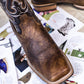 Breathable Women's Square Toe Mid Calf Cowboy Boots with Embroidery