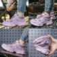 Breathable Women's Steel Toe Safety Shoes Anti Smashing