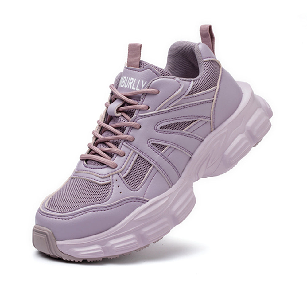 Breathable Women's Steel Toe Safety Shoes Anti Smashing