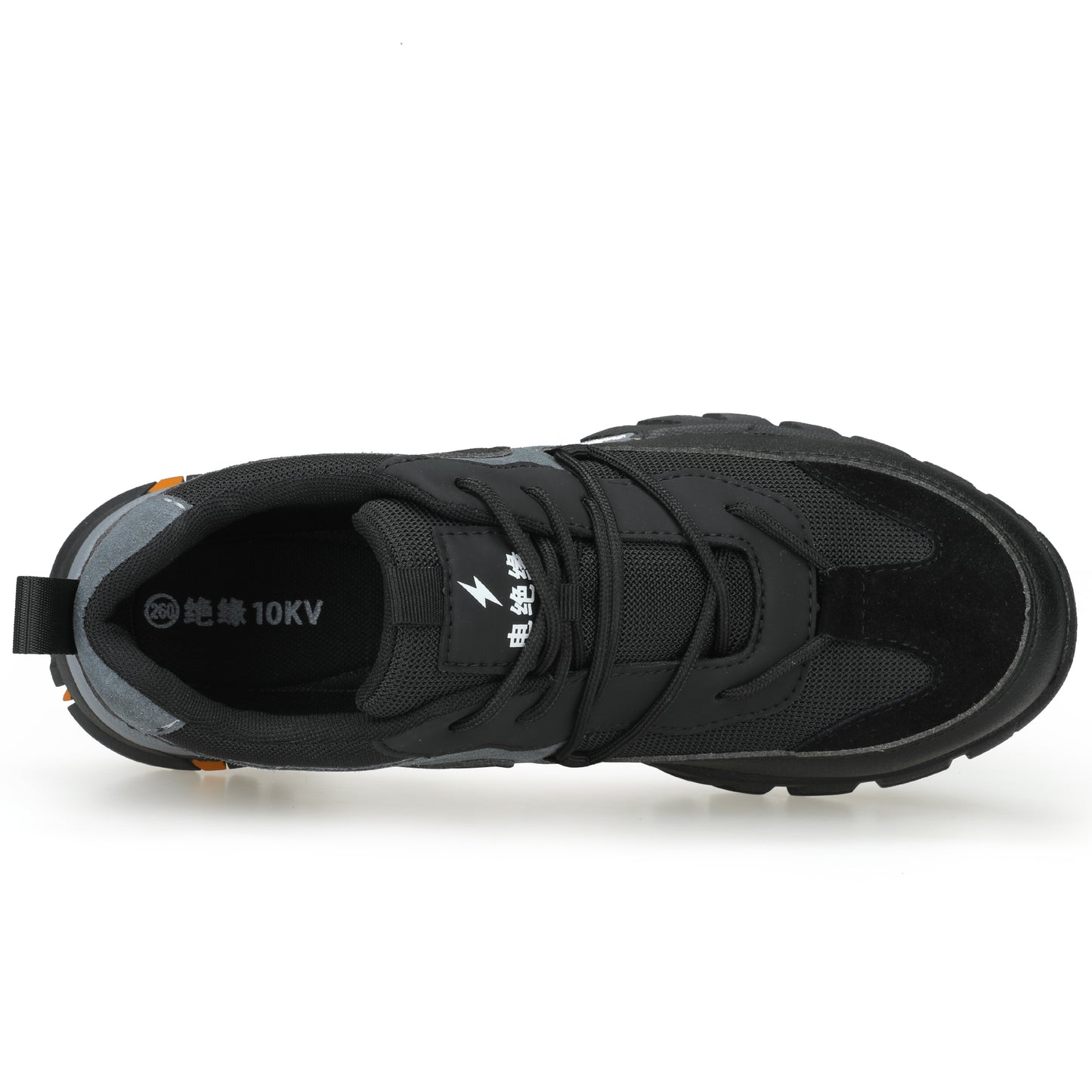 Comfortable Composite Toe Shoes Anti Smashing Black
