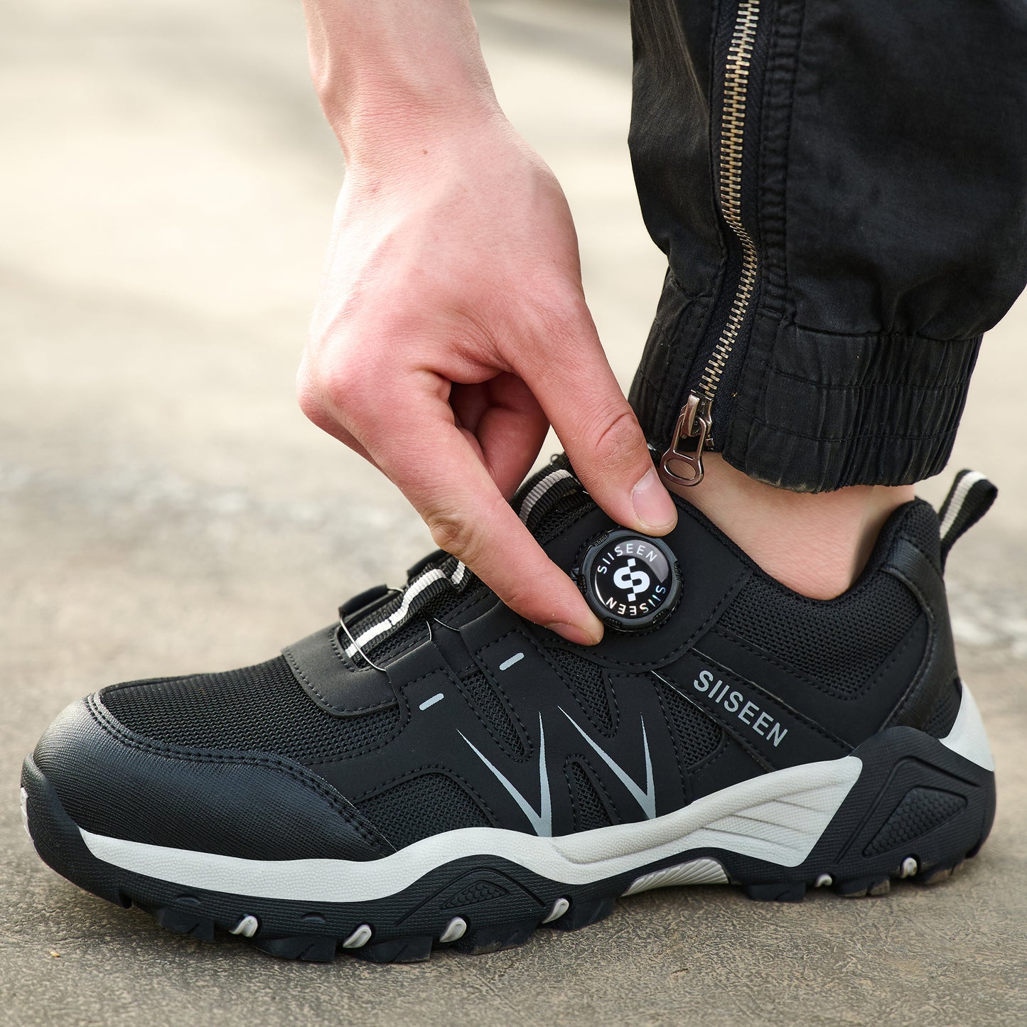 Comfortable Fashion Steel Toe Shoes Impact Resistant