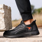 Comfortable Kevlar Composite Toe Work Shoes Black