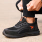Comfortable Kevlar Composite Toe Work Shoes Black
