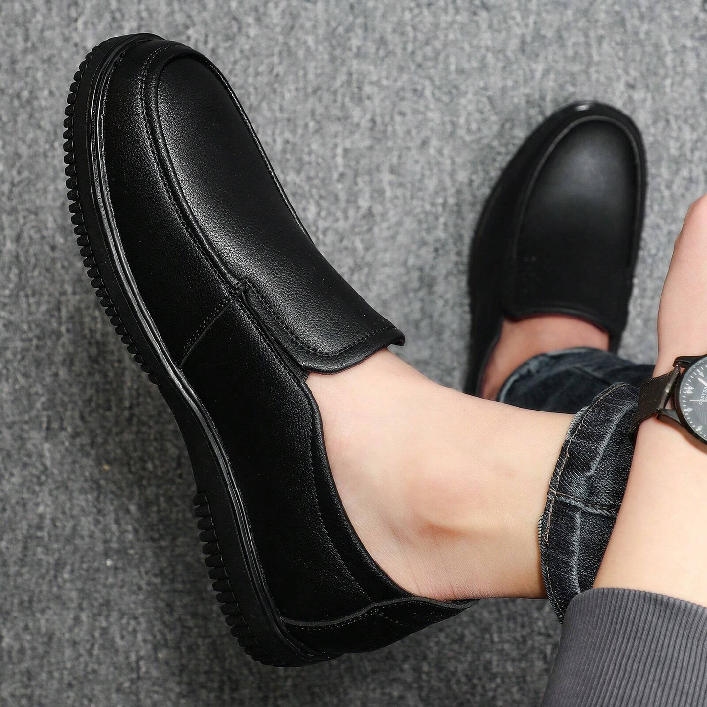 Comfortable Slip On SRC Safety Work Shoes Non Slip