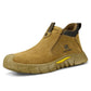 Comfortable Slip On Steel Toe Safety Shoes Anti Puncture