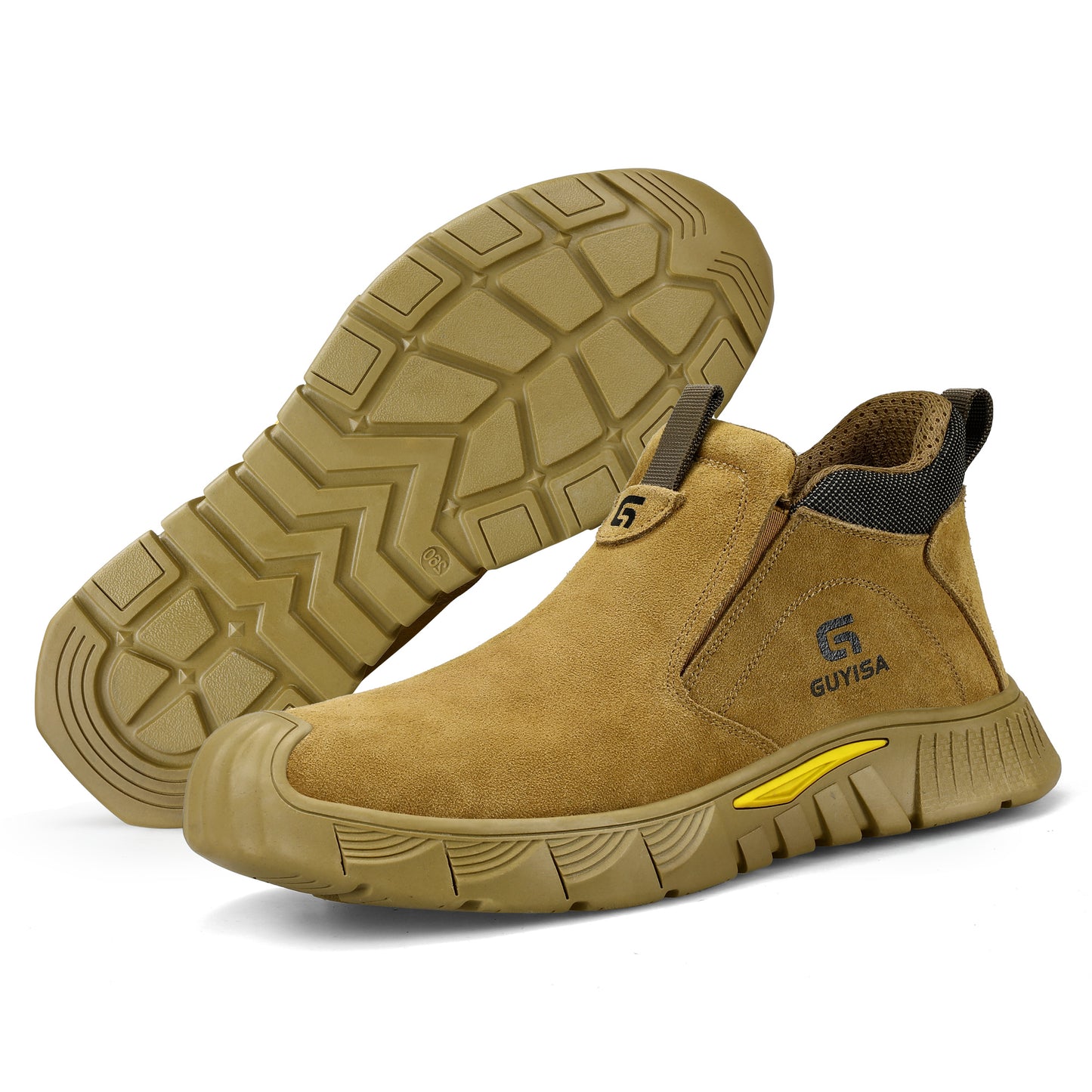 Comfortable Slip On Steel Toe Safety Shoes Anti Puncture