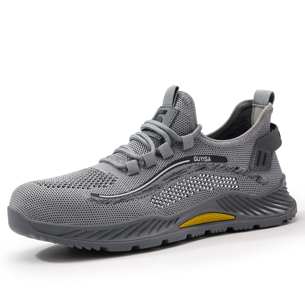Comfortable Steel Toe Work Shoes Lightweight Breathable
