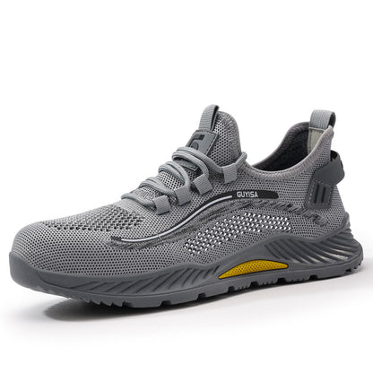 Comfortable Steel Toe Work Shoes Lightweight Breathable