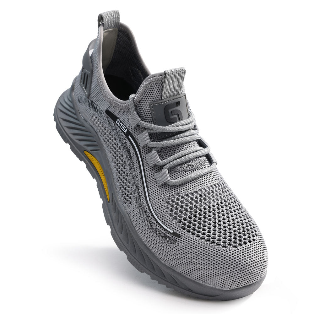 Comfortable Steel Toe Work Shoes Lightweight Breathable