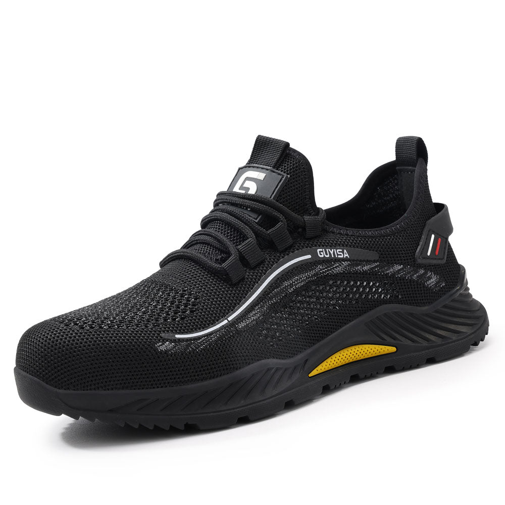 Comfortable Steel Toe Work Shoes Lightweight Breathable