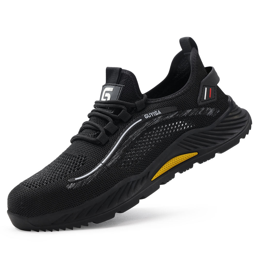 Comfortable Steel Toe Work Shoes Lightweight Breathable