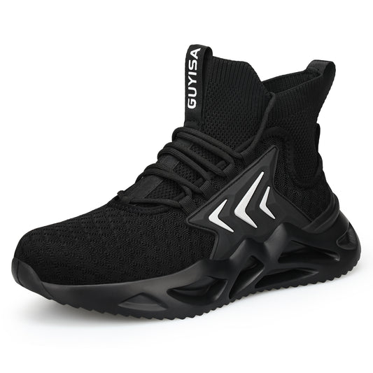 Comfortable Steel Toed High Top Safety Shoes Puncture Proof