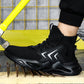 Comfortable Steel Toed High Top Safety Shoes Puncture Proof