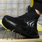 Comfortable Steel Toed High Top Safety Shoes Puncture Proof