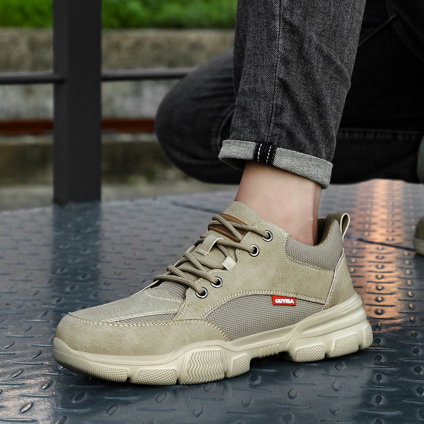 Comfortable Stylish Composite Toe Safety Shoes Puncture Proof