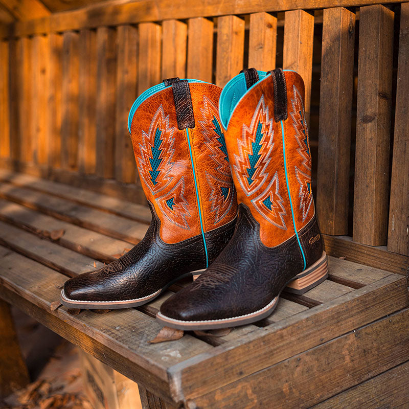Comfortable Western Cowboy Boots Wide Calf For Men