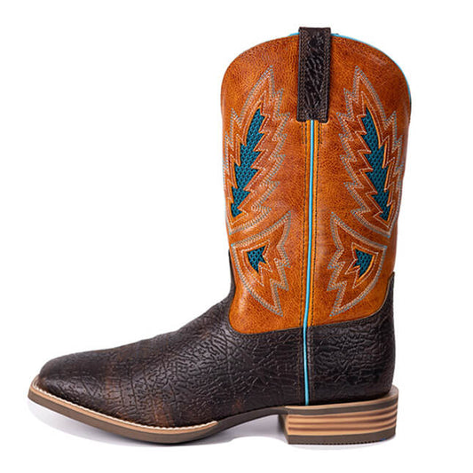 Comfortable Western Cowboy Boots Wide Calf For Men