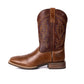 Embroidered Square Toe Western Cowboy Boots For Men