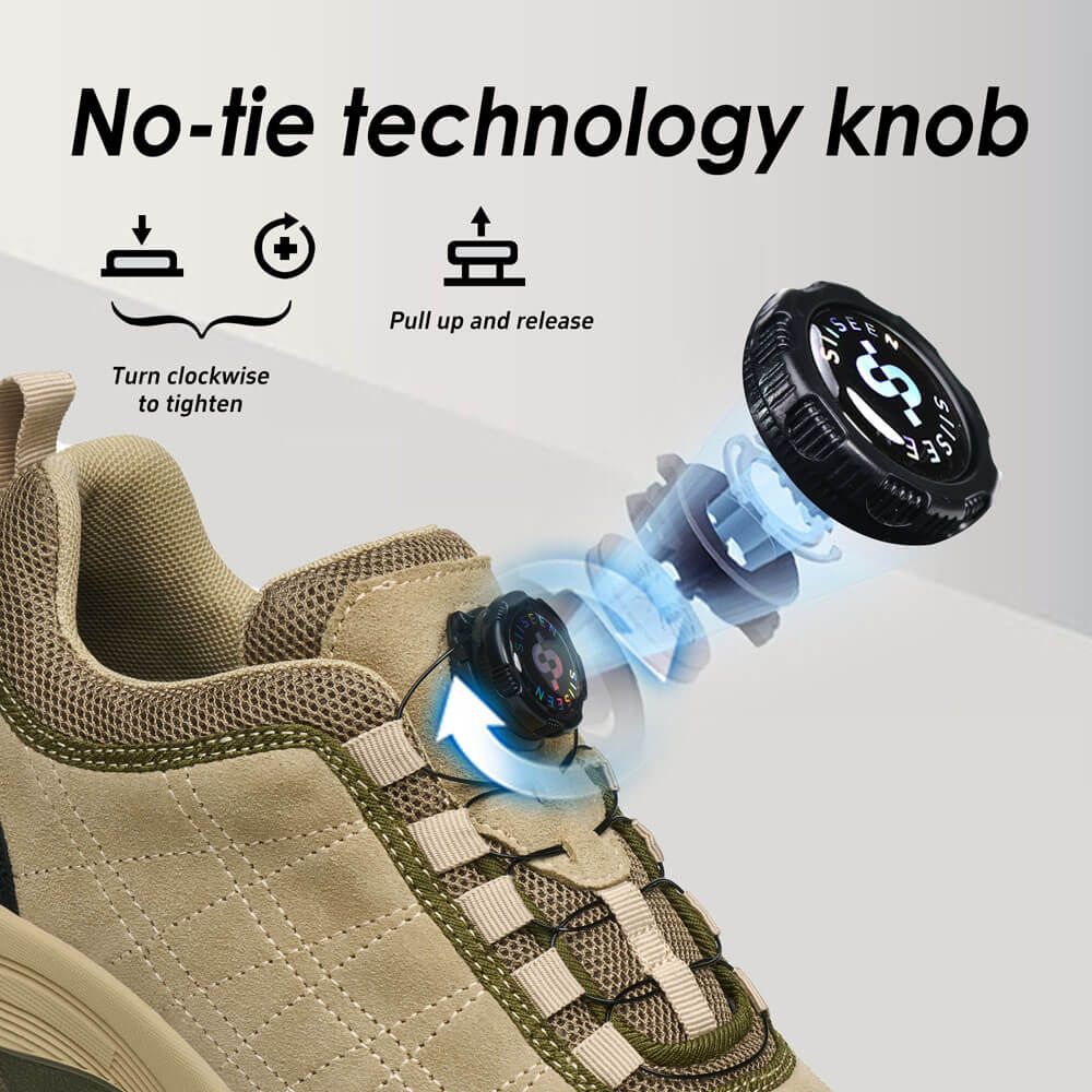 Fashionable Lightweight Work Shoes Durable Rubber Sole