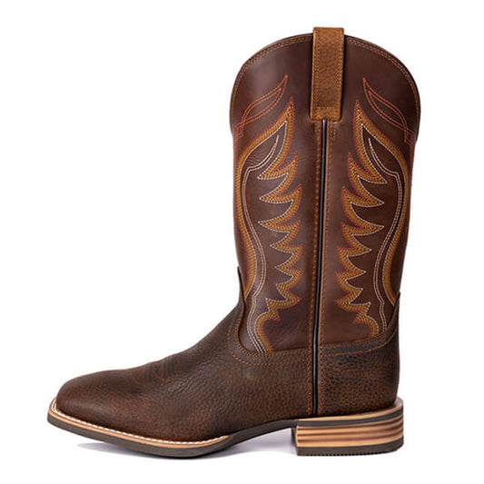 Heritage Roughstock Men's Western Cowboy Boots Slip Resistant