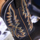 High Quality Mens Black Cowboy Boots Square Toe