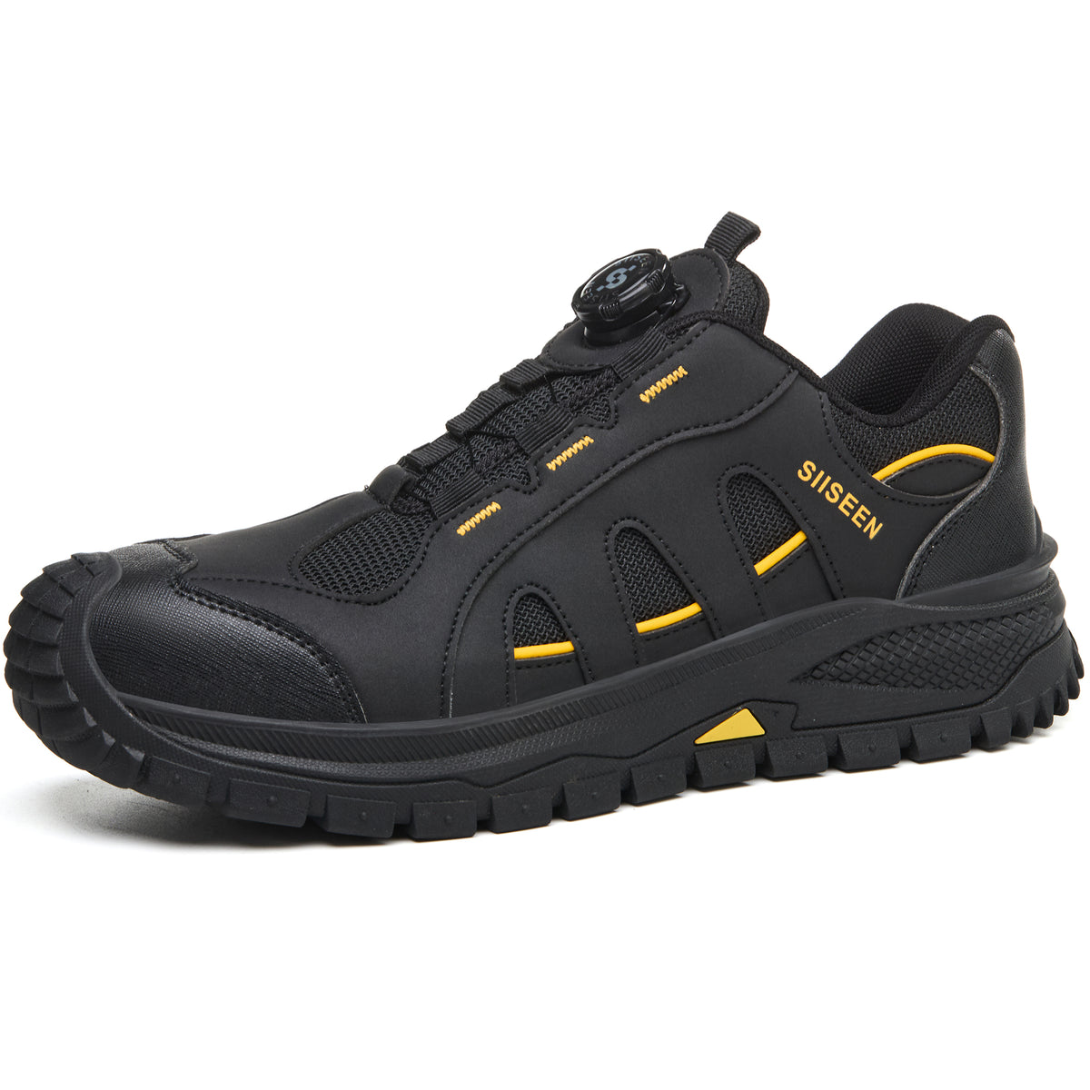 Impact Resistant Steel Toe Kevlar Work Boots Black