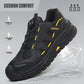 Impact Resistant Steel Toe Kevlar Work Boots Black