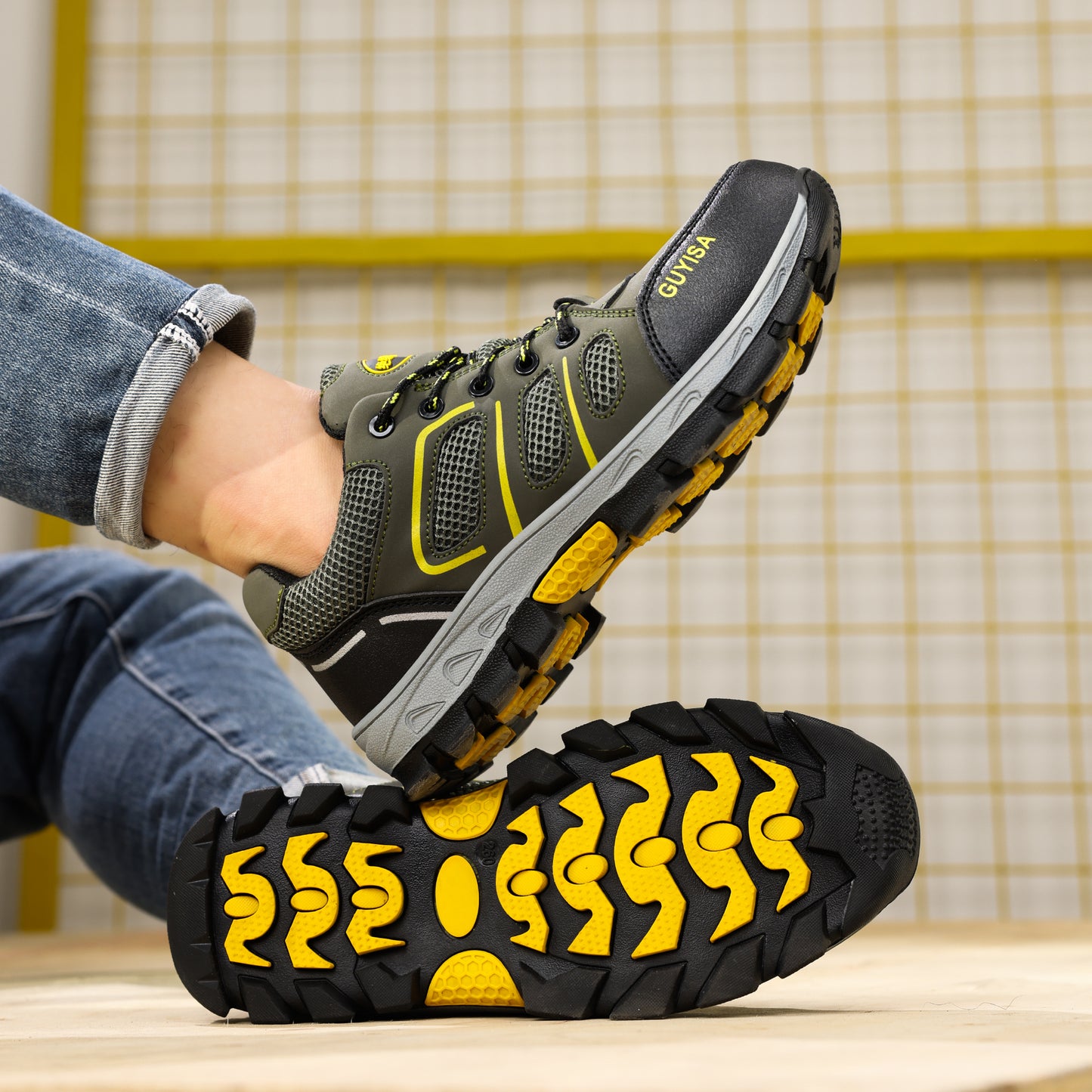 Insulated Composite Toe Safety Shoes Anti Smashing Puncture Proof