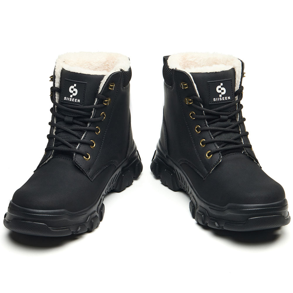 Insulated Warm Steel Toe Boots Puncture Proof