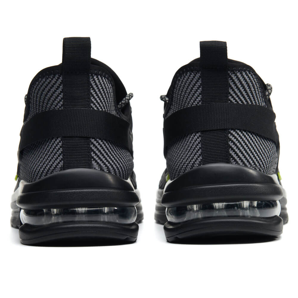 Lightweight Breathable Steel Toe Safety Shoe Black