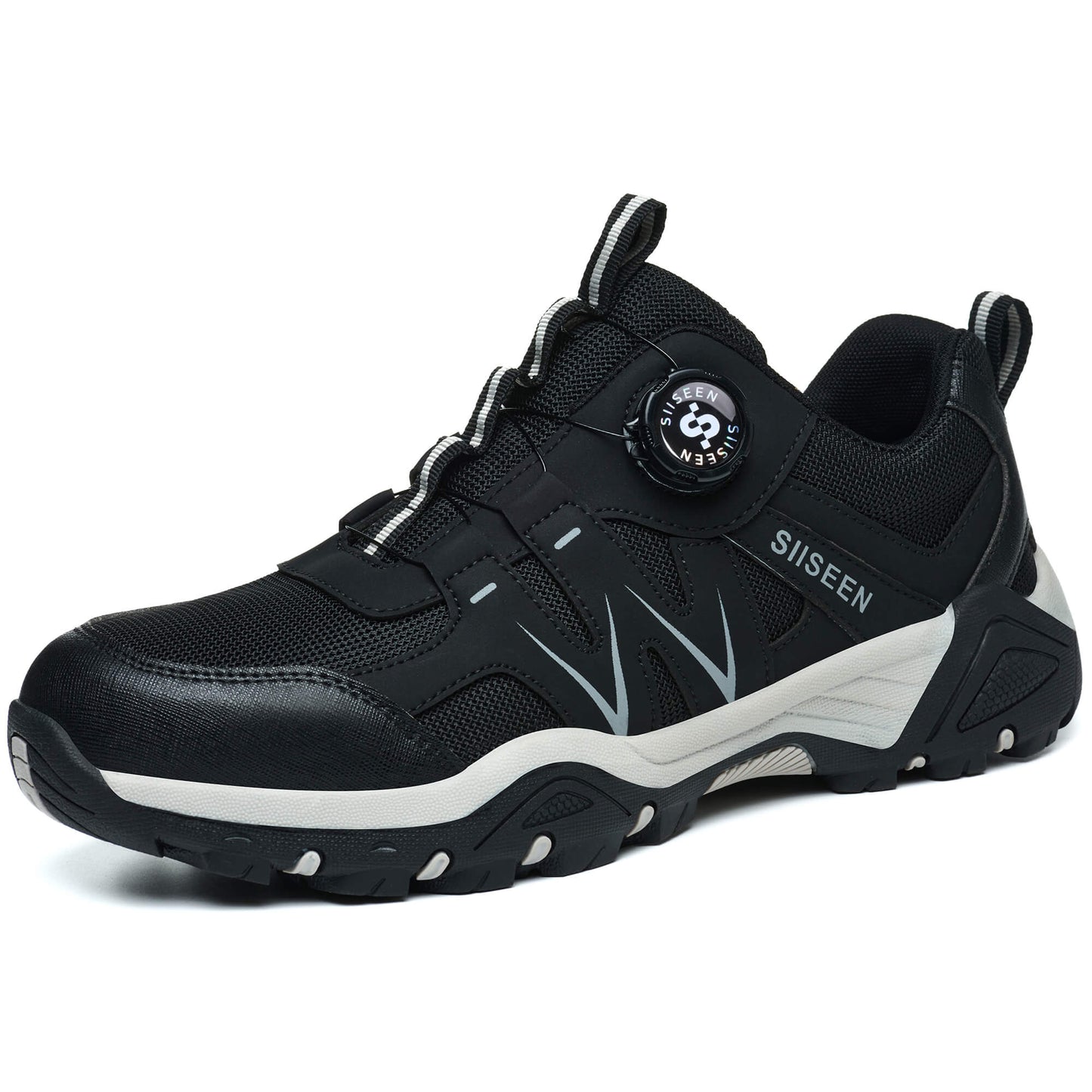 Lightweight Fashion Steel Toe Work Shoes Slip Resistant