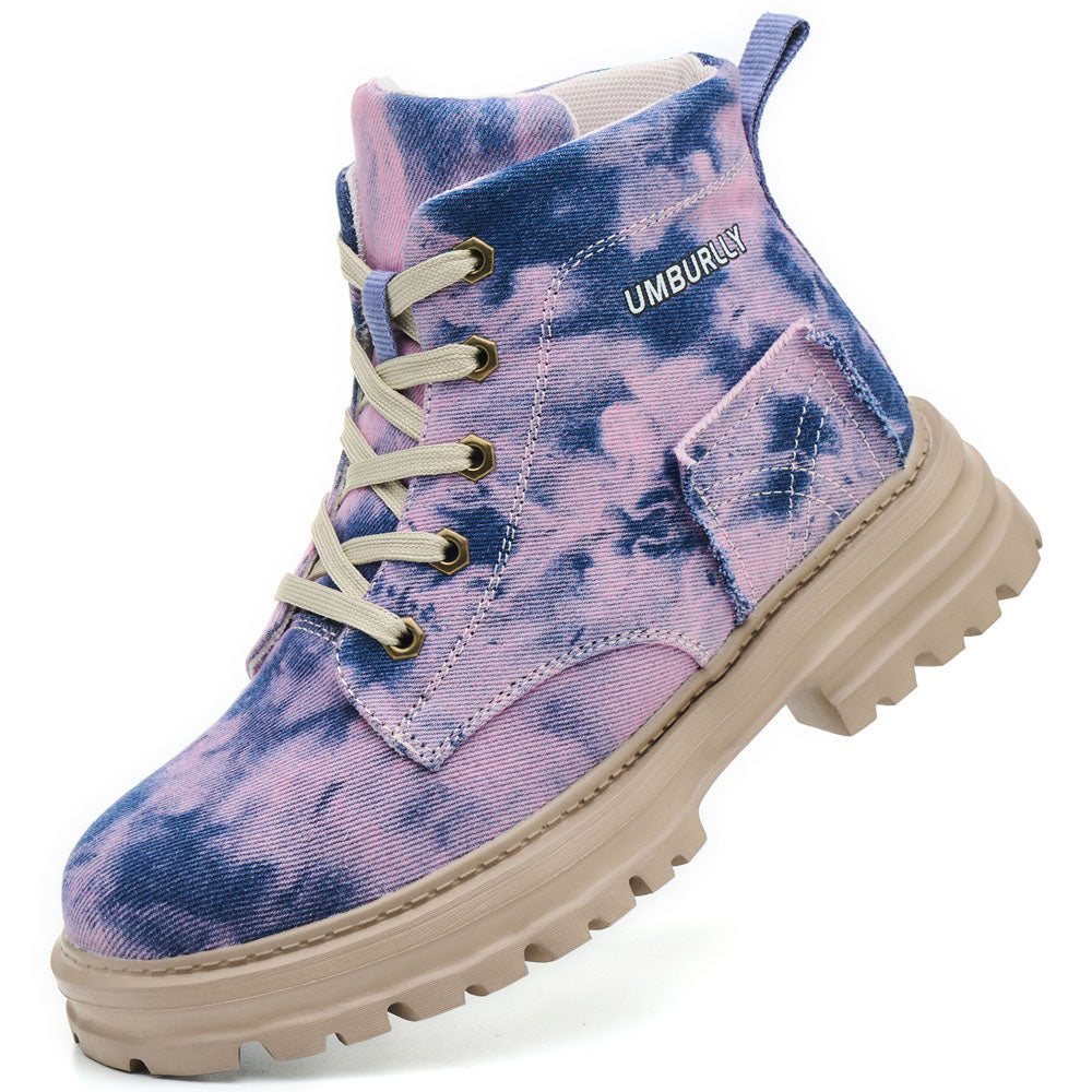 Lightweight Fashion Women’s Steel Toe Work Boots Puncture Proof