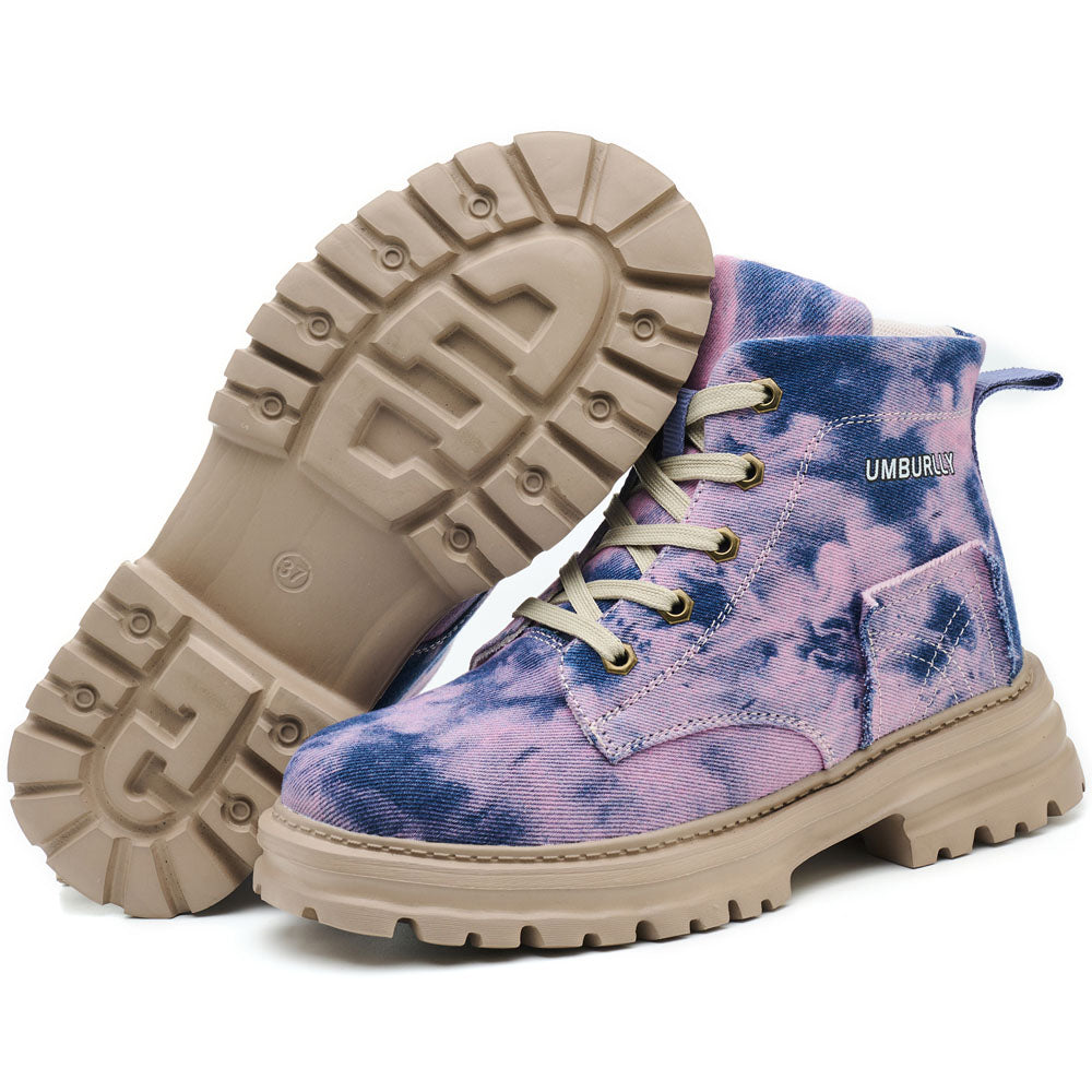 Lightweight Fashion Women’s Steel Toe Work Boots Puncture Proof