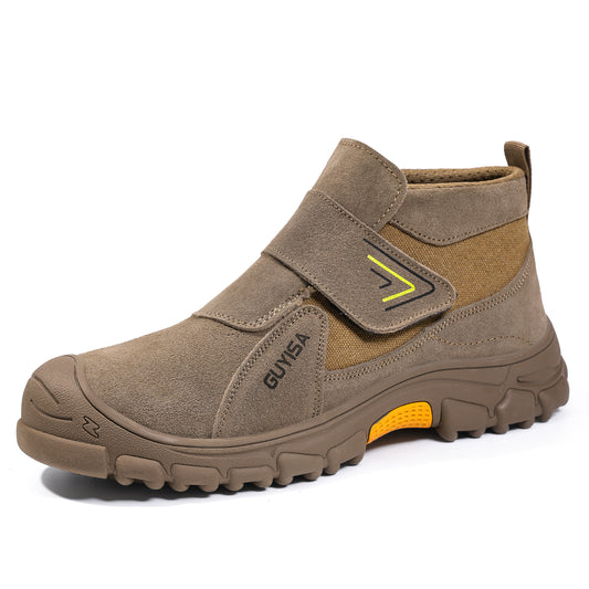 Comfortable Slip On Steel Toe Work Shoes for Welders