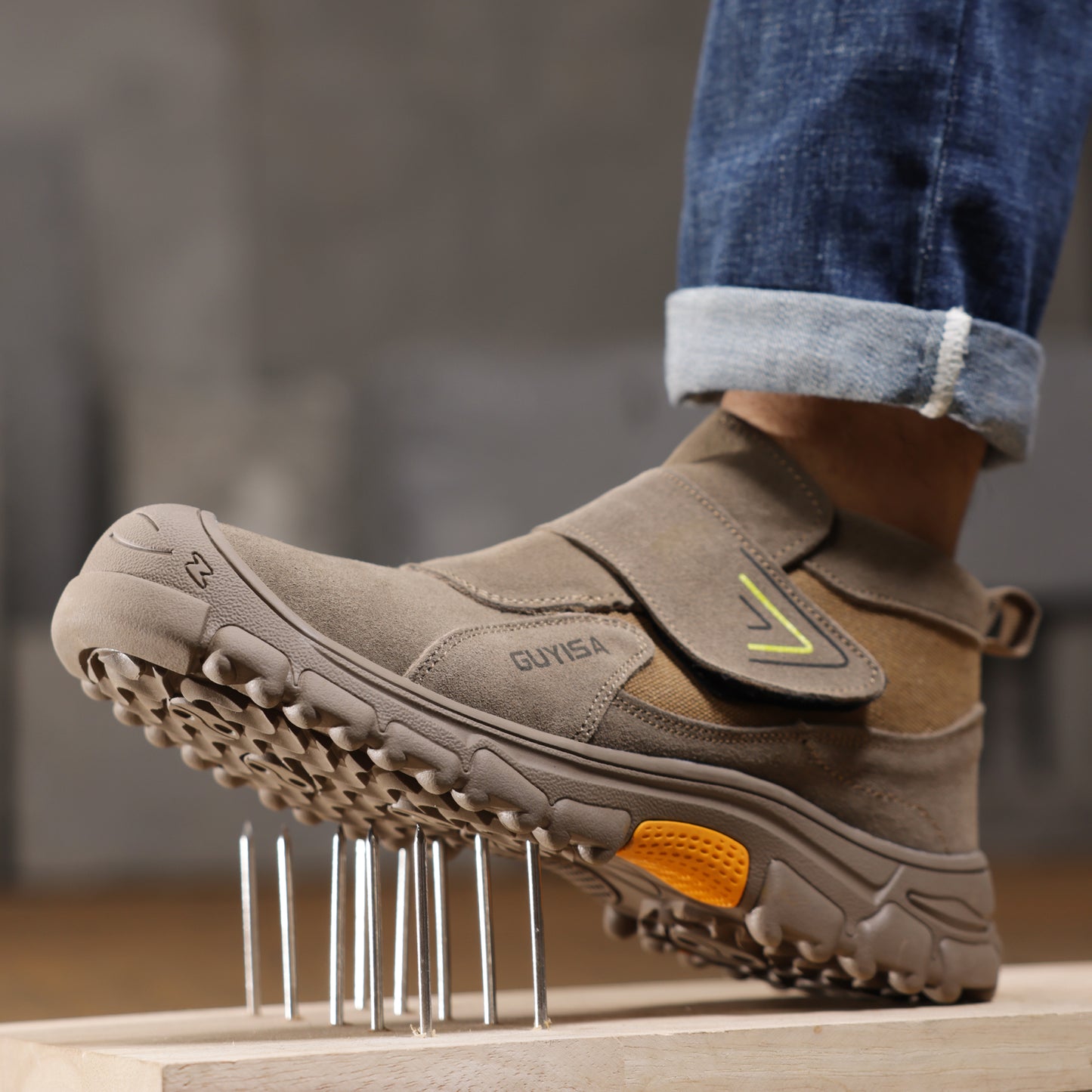 Comfortable Slip On Steel Toe Work Shoes for Welders
