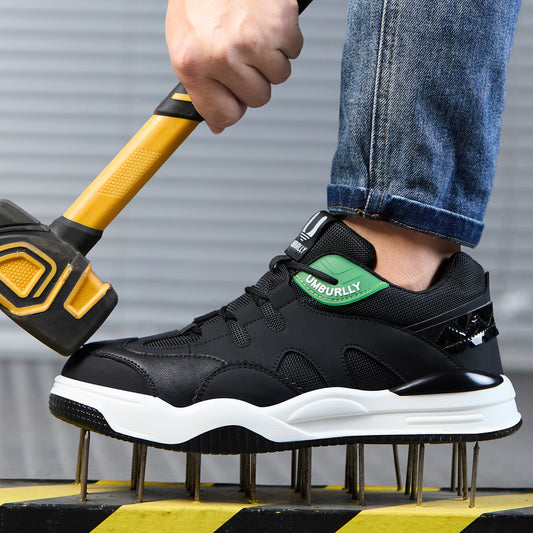 Lightweight Stylish Steel Toe Safety Shoes Puncture Proof