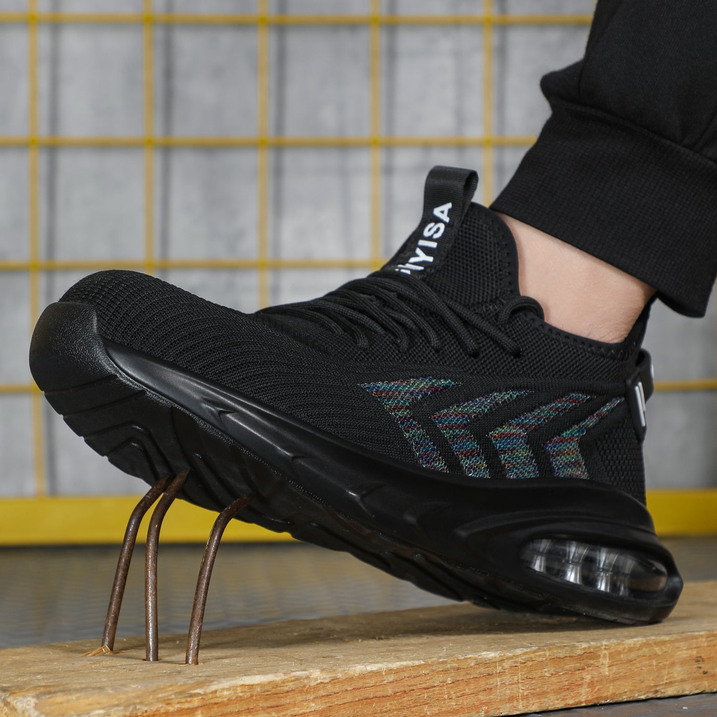 Lightweight Breathable Composite Toe Work Shoes Mesh