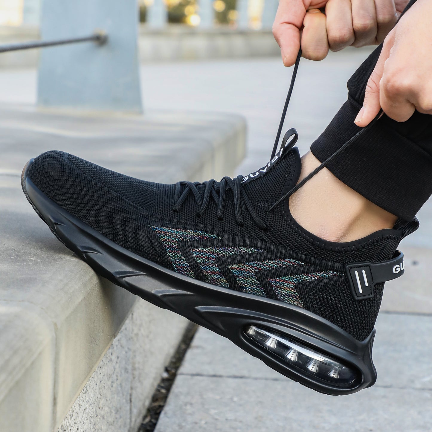 Lightweight Breathable Composite Toe Work Shoes Mesh