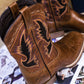 Men's Cowhide Square Toe Western Cowboy Boots