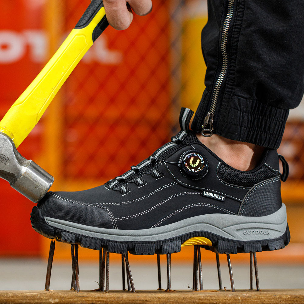 Men's Construction Steel Toe Safety Shoes Puncture Proof